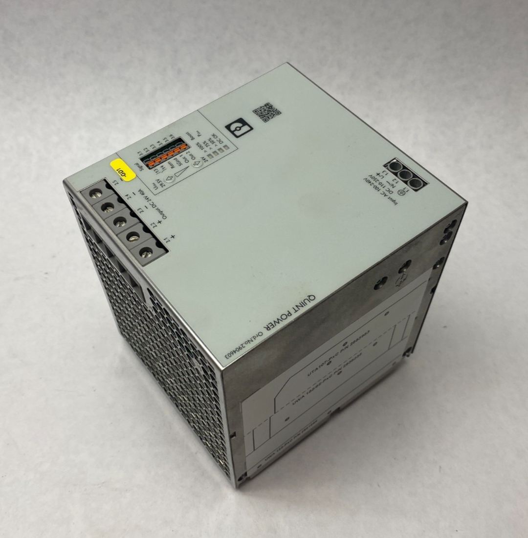 QUINT4-PS/1AC/24DC/40,2904603 | Phoenix Contact QUINT4-PS/1AC/24DC/40 Primary Switched Power Supply 2904603 - Used - Maverick Industrial Sales