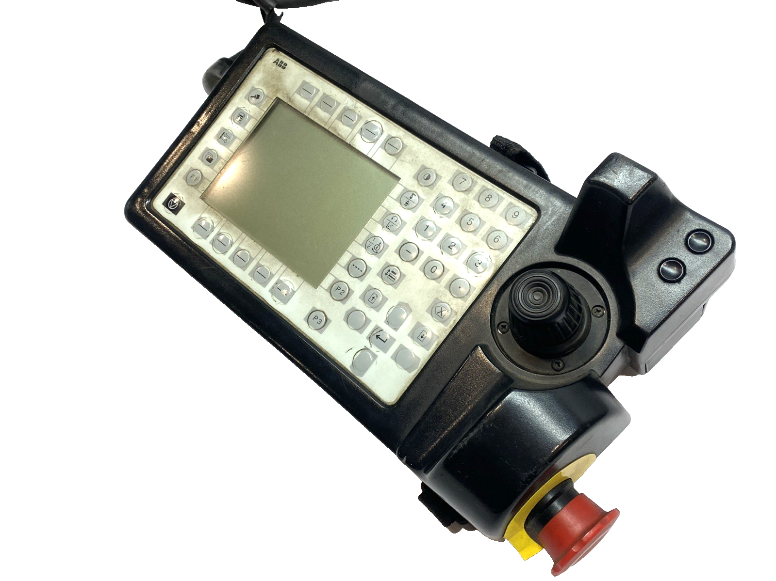 ABB 3HNE00313-1 Teach Pendant Robot Programming Unit Joystick LCD Keypad w/Stand - Maverick Industrial Sales