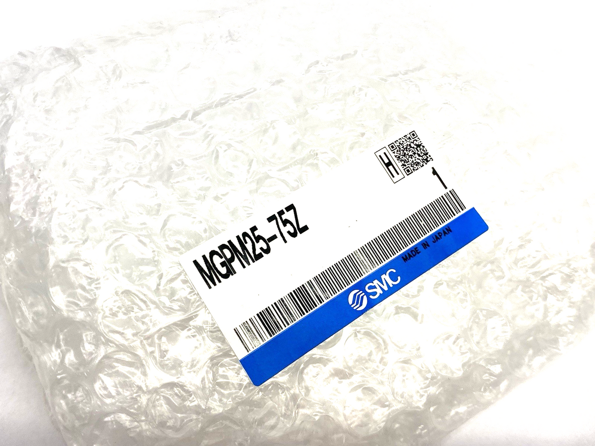 MGPM25-75Z | SMC Compact Pneumatic Guide Cylinder 25mm Bore 75mm Stroke - New Other - Maverick Industrial Sales
