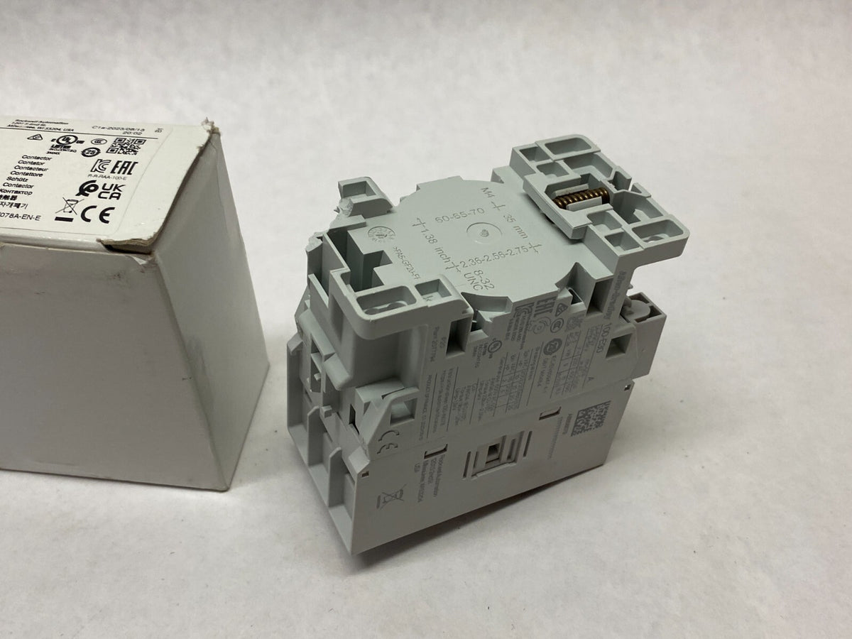 100-E30KJ00 | Allen Bradley Ser. A Non-Reversing Contactor 24-60V BROKEN MOUNT - New Other - Maverick Industrial Sales