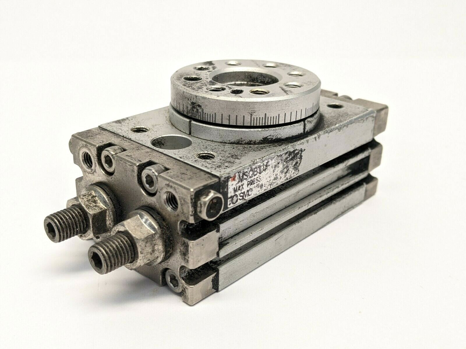 SMC MSQB10A Rotary Actuator w/ Table - Used - Maverick Industrial Sales