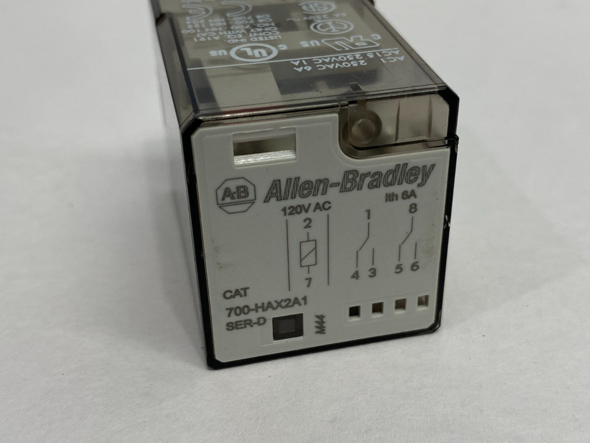 700-HAX2A1 | Allen Bradley Ser. D Direct Plug-In Relay 8-Pin - New Other - Maverick Industrial Sales