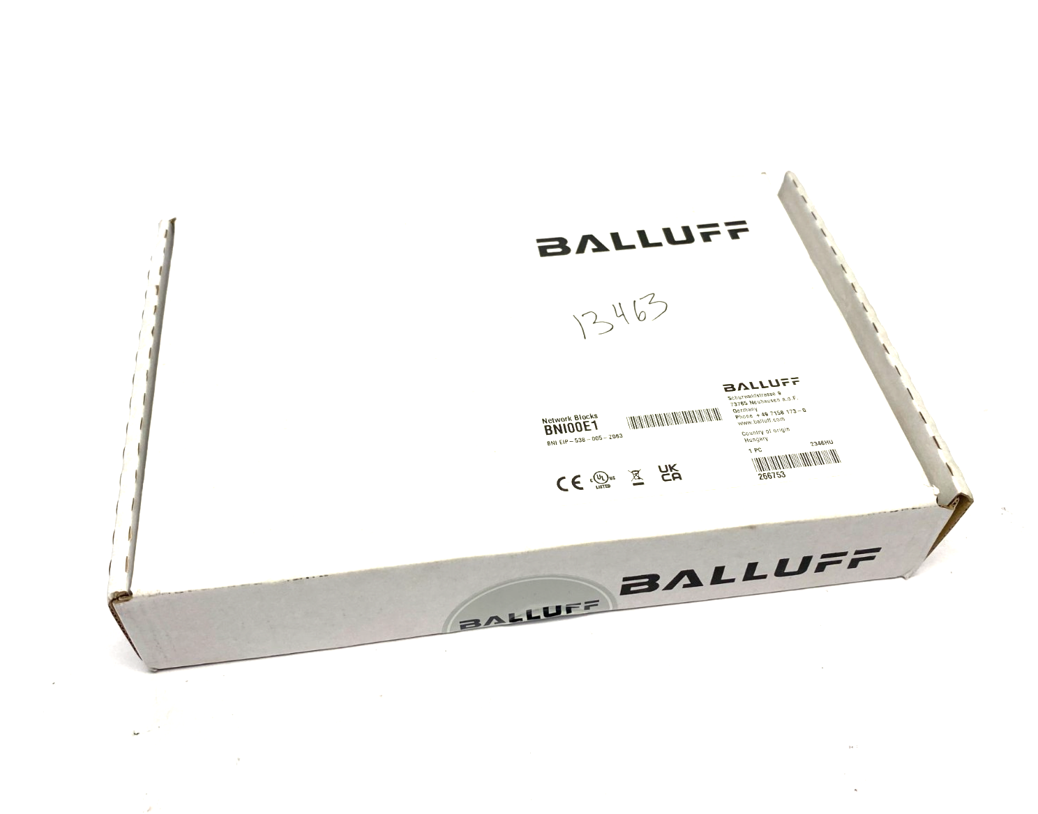 BNI EIP-538-005-Z063, BNI00E1 | Balluff BNI EIP-538-005-Z063 Silver Line Network Block Module BNI00E1 - New - Maverick Industrial Sales