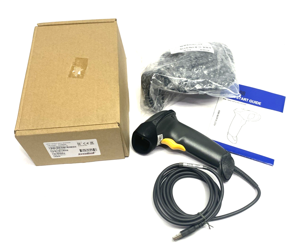 Symbol LS2208-SR20007R-UR General Purpose Barcode Reader w/ Stand & USB Cable - Maverick Industrial Sales