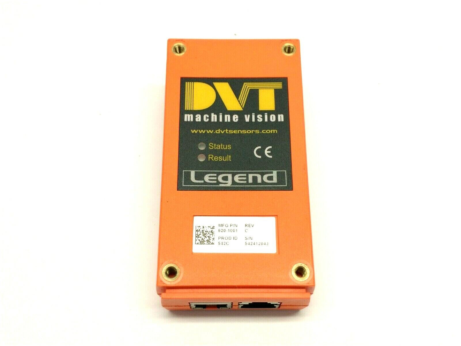 620-1001, DVT-542C, 542C | DVT 542C Legend SmartImage Sensor 640x480 Color Resolution Cognex 620-1001 Rev C - For parts or not working - Maverick Industrial Sales
