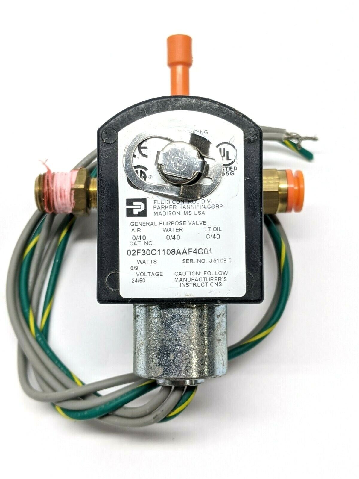 Parker 02F30C1108AAF4C01 General Purpose Valve - Used - Maverick Industrial Sales