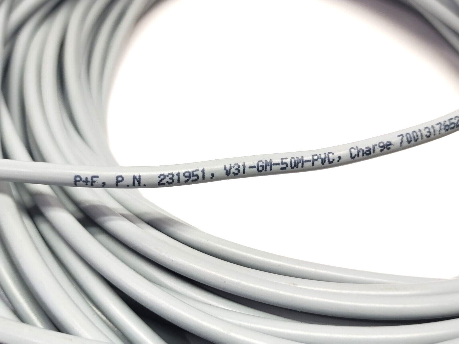 231951, V31-GM-50M-PVC | Pepperl+Fuchs V31-GM-50M-PVC Female Cordset, M8 4-Pin To Leads 50m 231951 - New Other - Maverick Industrial Sales