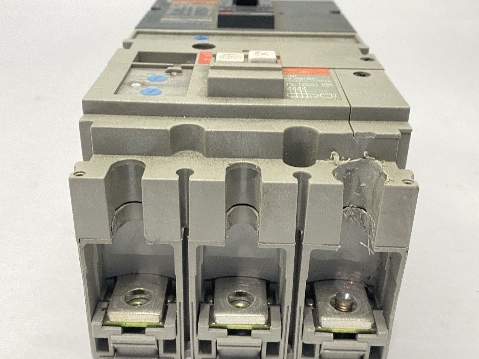 NS100-160-250 N/H/NA | Merlin Gerin Circuit Breaker 100A w/ Vigi NS 100/160 Add-On - For parts or not working - Maverick Industrial Sales
