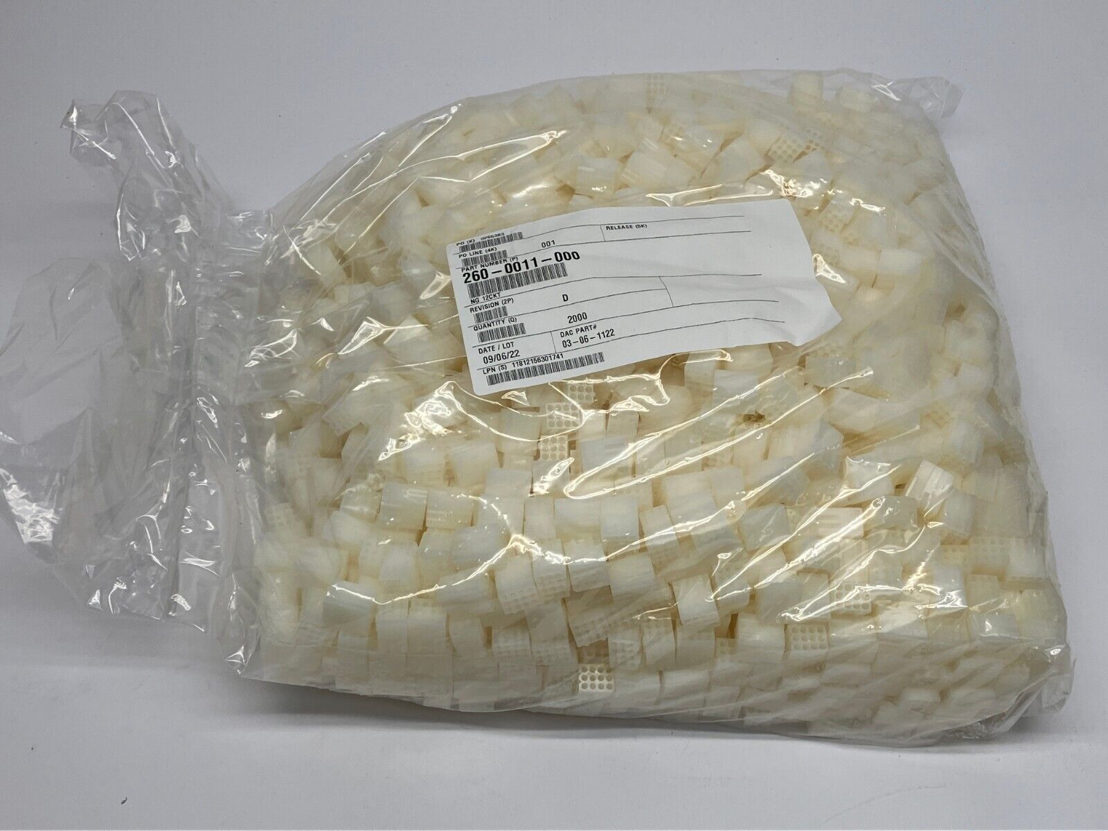 Molex 03-06-1122 Connector Housing 12 Position 3 Row 1.57mm Dia. PKG OF 2000 - Maverick Industrial Sales