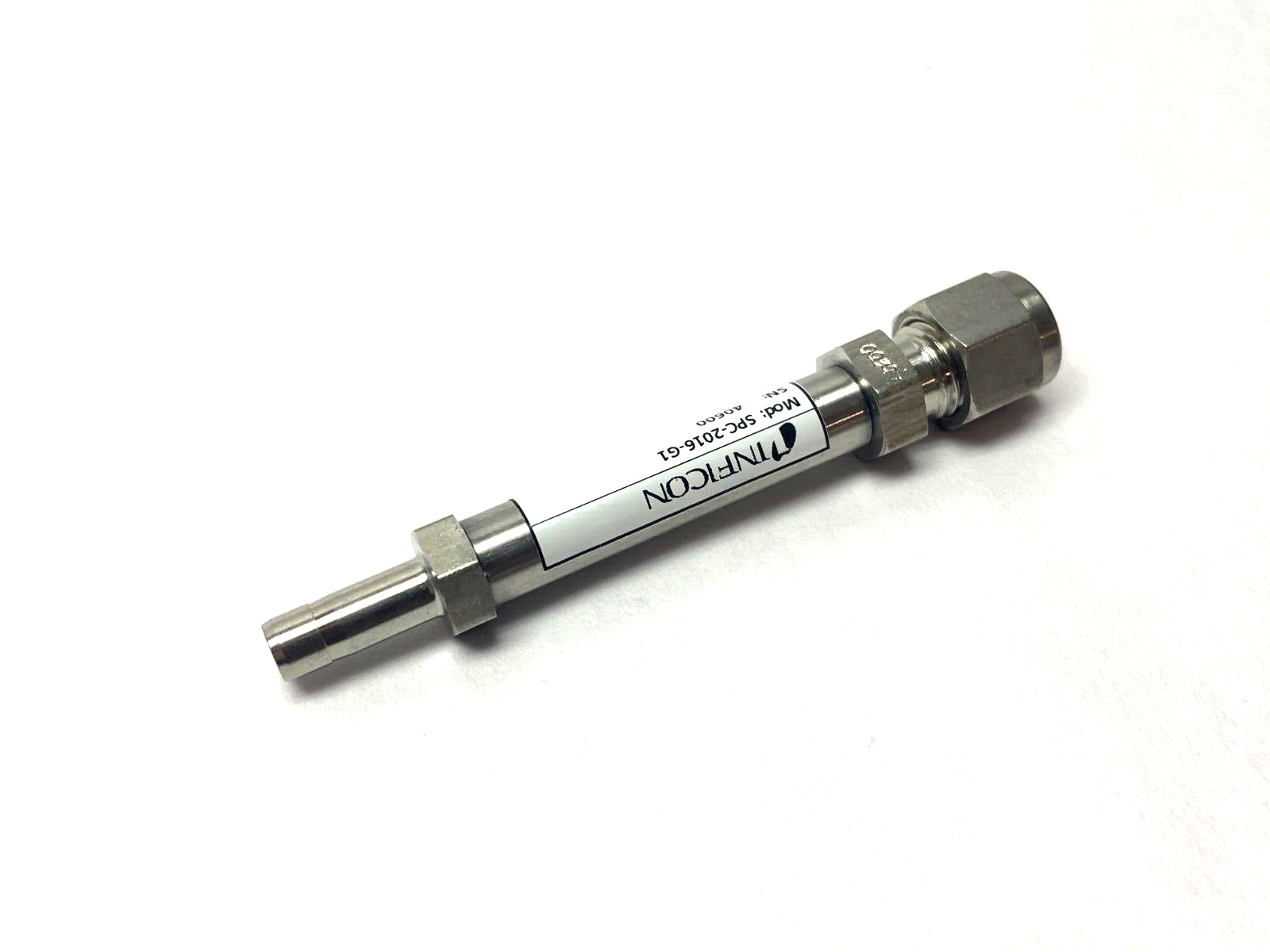 Inficon SPC-2016-G1 Helium Leak Detection Vacuum Jet Nozzle 4.44E-4 atmcc/sec - Maverick Industrial Sales