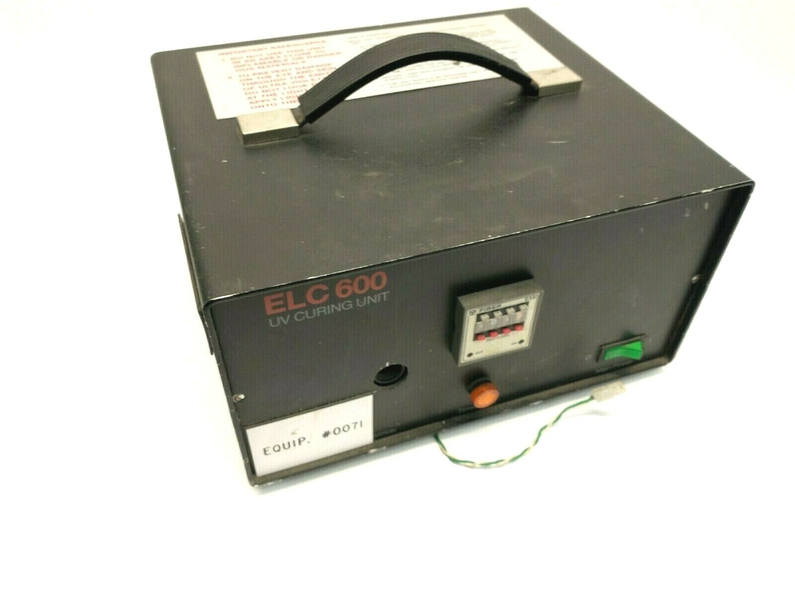 ELC600 | ElectroLite Corp UV Curing System - Used - Maverick Industrial Sales