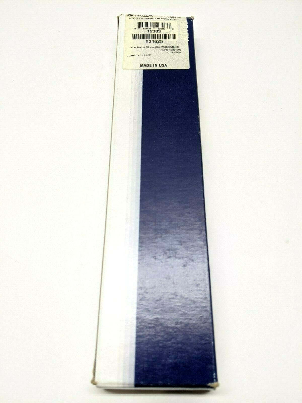 WM-P-T 12303 | Brady WM-P-T Vinyl Cloth Wire Marker 12303 LOT OF 13 Sheets - New – Open box - Maverick Industrial Sales