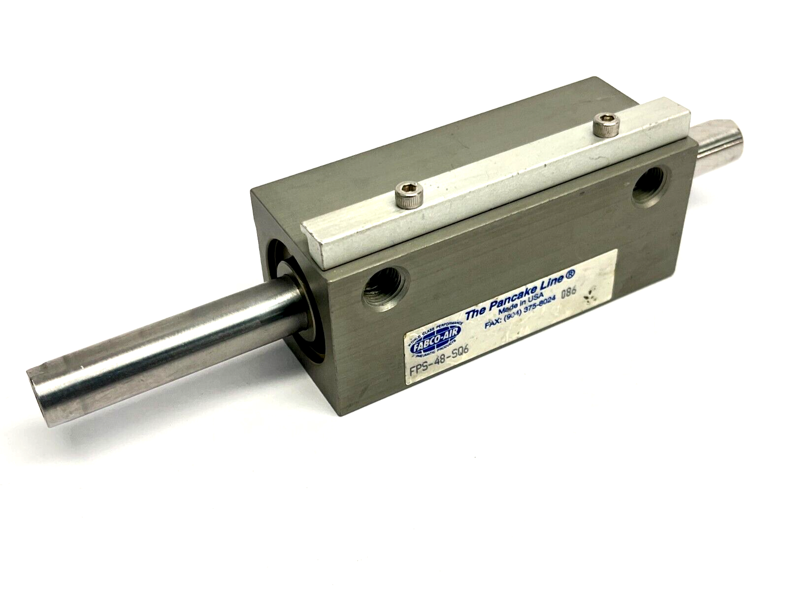 Fabco-Air FPS-48-SQ6 The Pancake Line Pneumatic Cylinder 2" Stroke - Maverick Industrial Sales
