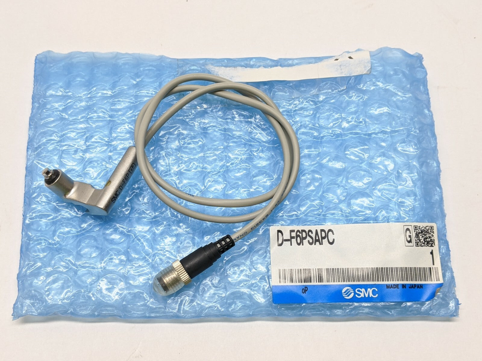 SMC D-F6PSAPC Solid State Auto Switch M8 3-Pin .5M Cable - New - Maverick Industrial Sales