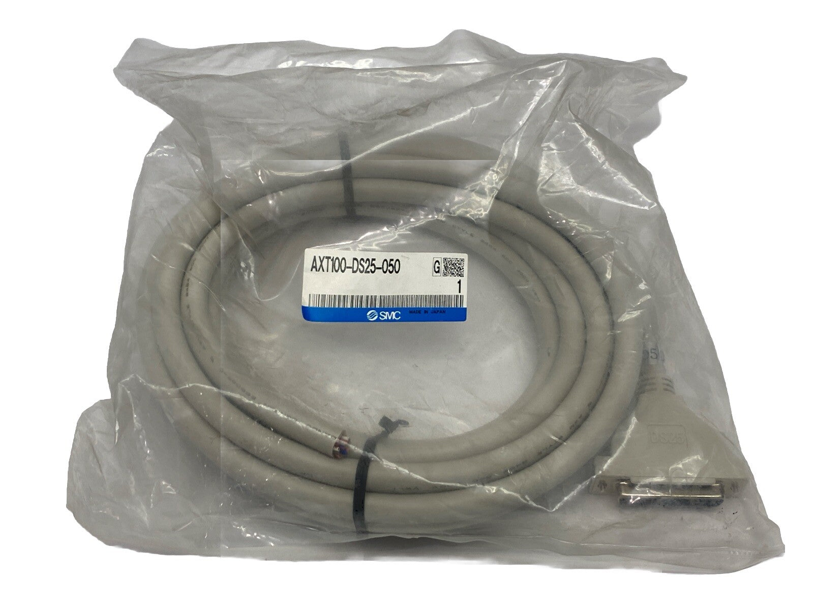 SMC AXT100-DS25-050 Manifold Connector Cable F Type 5m - New - Maverick Industrial Sales