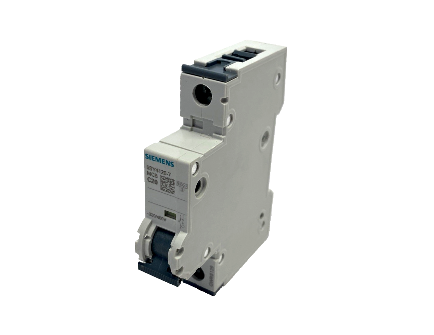 Siemens 5SY4120-7 Miniature Circuit Breaker 230/400V 10kA, 1-Pole, C-Trip, 20A - Maverick Industrial Sales