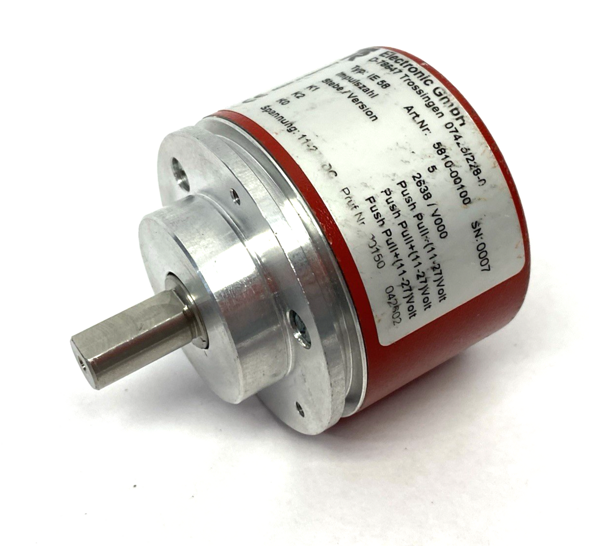 TRelectronic 5810-00100 Incremental Rotary Encoder IE 58 5-Impulses - Maverick Industrial Sales
