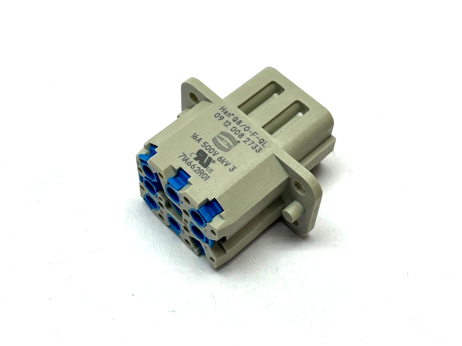 Harting 09120082733 Compact Connector Han Q8/0-F-QL 20-14 AWG - New – Open box - Maverick Industrial Sales