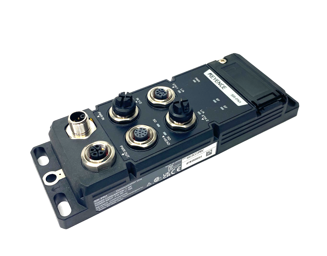 Keyence SR-PN1 PROFINET Communication Unit for AI-Powered Code Reader - Maverick Industrial Sales