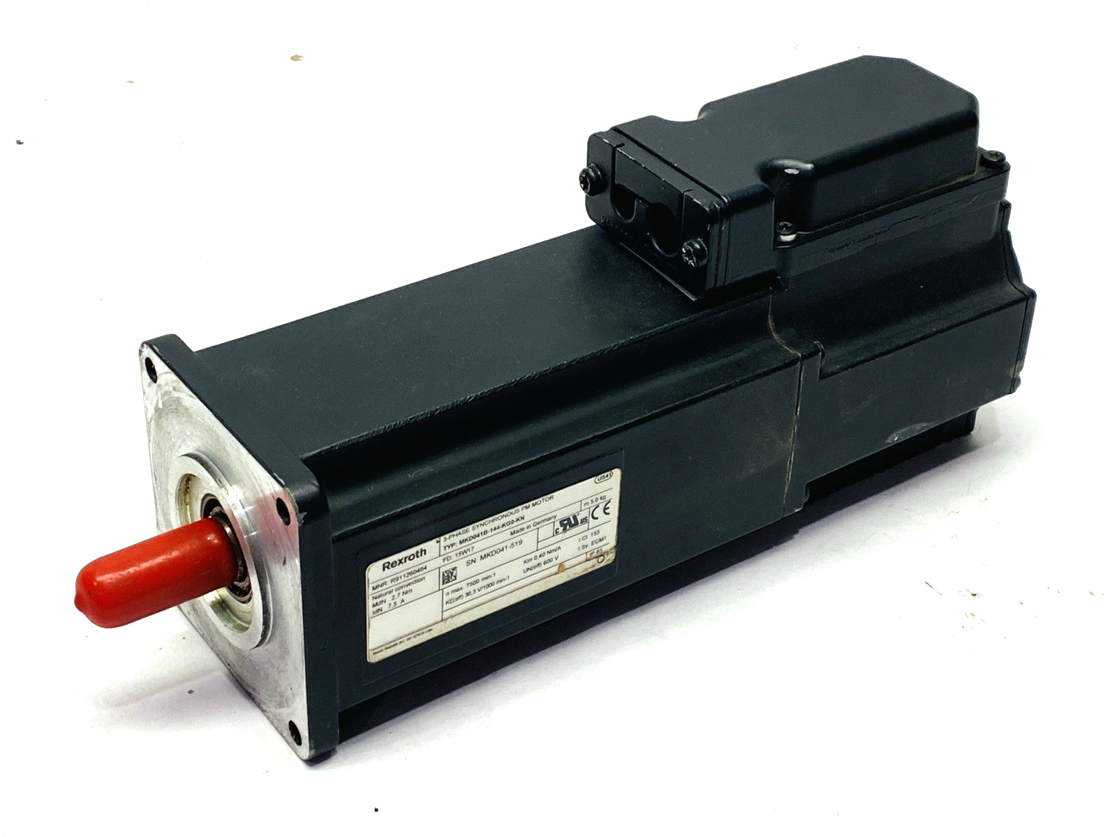 Rexroth R911260464 3-Phase Synchronous PM Motor MKD041B-144-KG0-KN - Maverick Industrial Sales