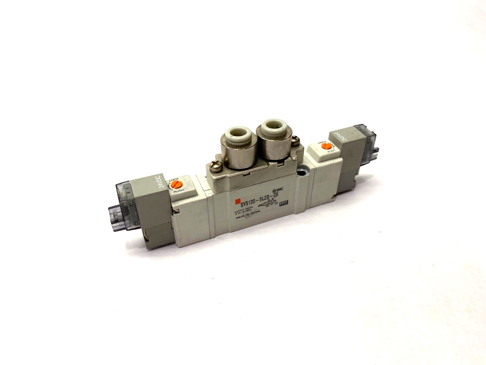 SMC SY5120-5LZD-C6 Double Solenoid Valve 5-Port - Used - Maverick Industrial Sales