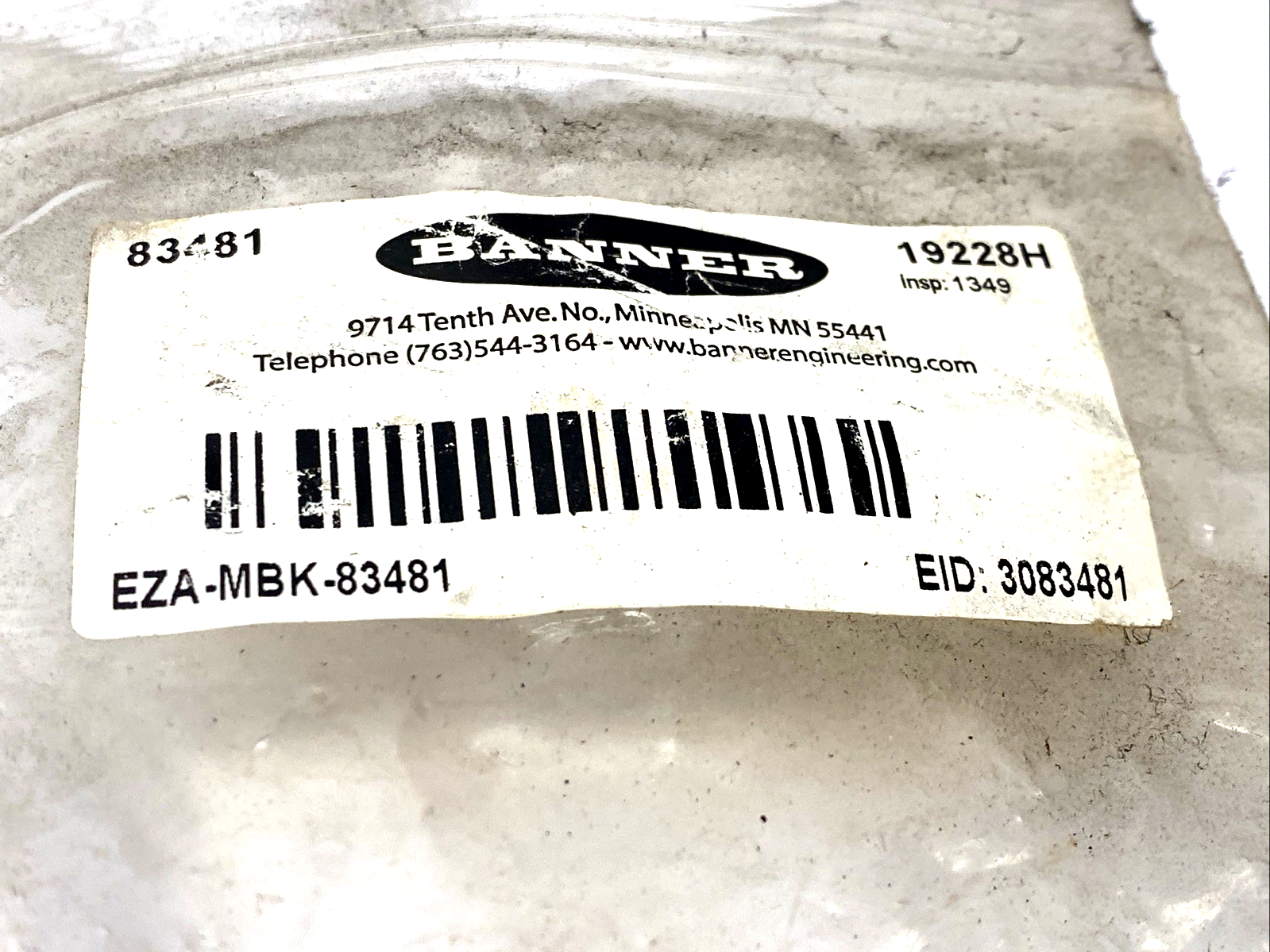 Banner EZA-MBK-83481 Motoman Fence Mounting Accessory 83481 - New – Open box - Maverick Industrial Sales