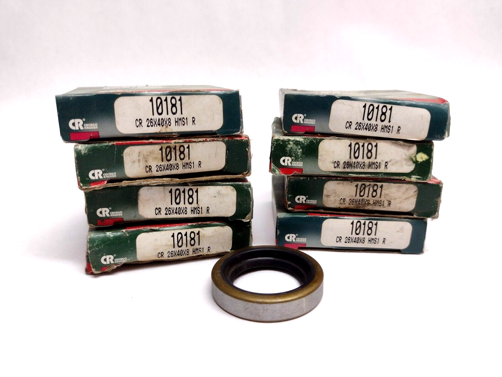10181 | CR Chicago Rawhide CR 26X40X8 HMS1 R Oil Seal LOT OF 9 - New – Open box - Maverick Industrial Sales
