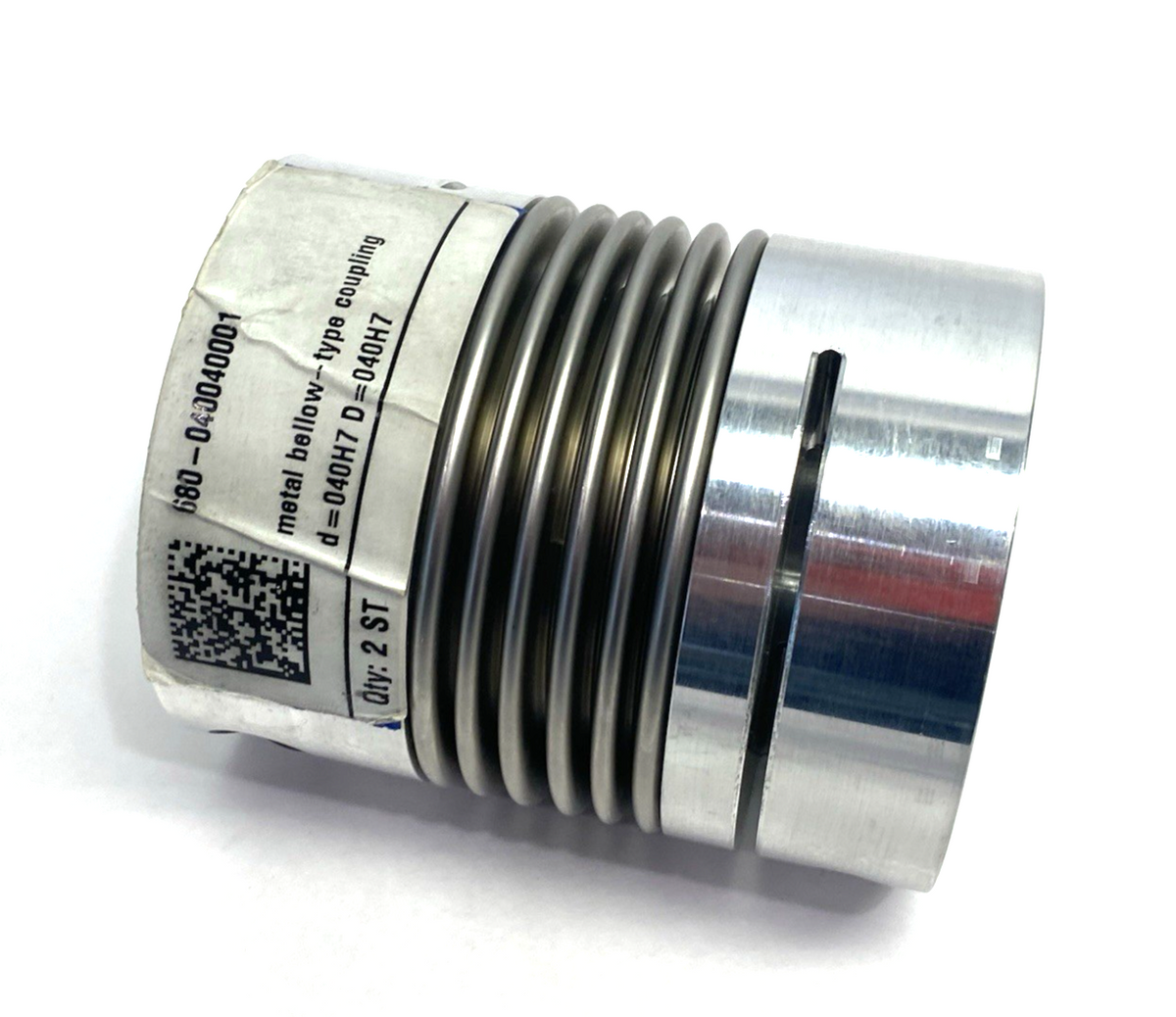 Ringfeder AKD 200 Metal Bellows Coupling 38mm Bore to 40mm Bore Ma=73.75 ft-lbs - Maverick Industrial Sales