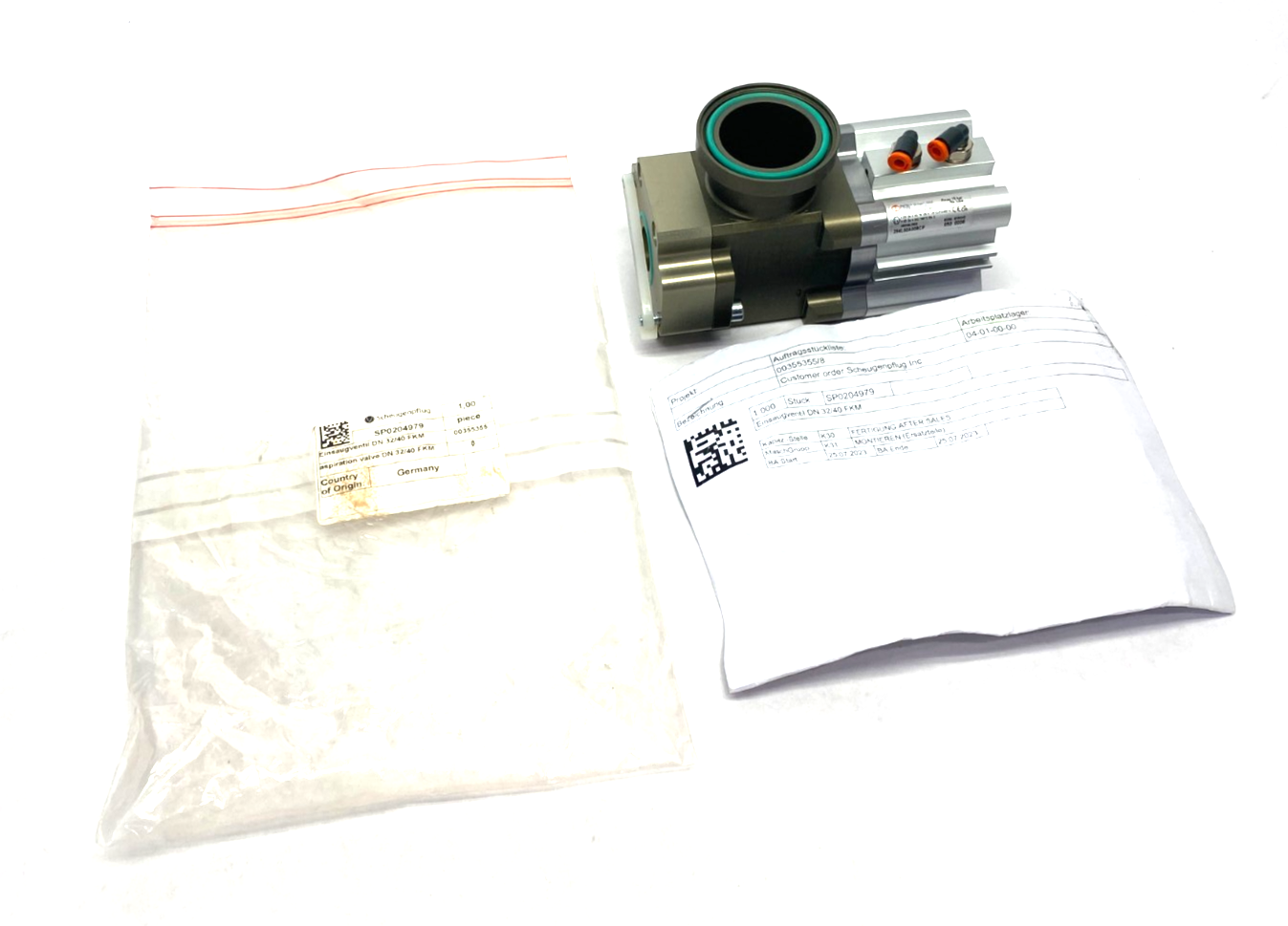Scheugenpflug SP0204979 Aspiration Valve DN 32/40 FKM - New – Open box - Maverick Industrial Sales