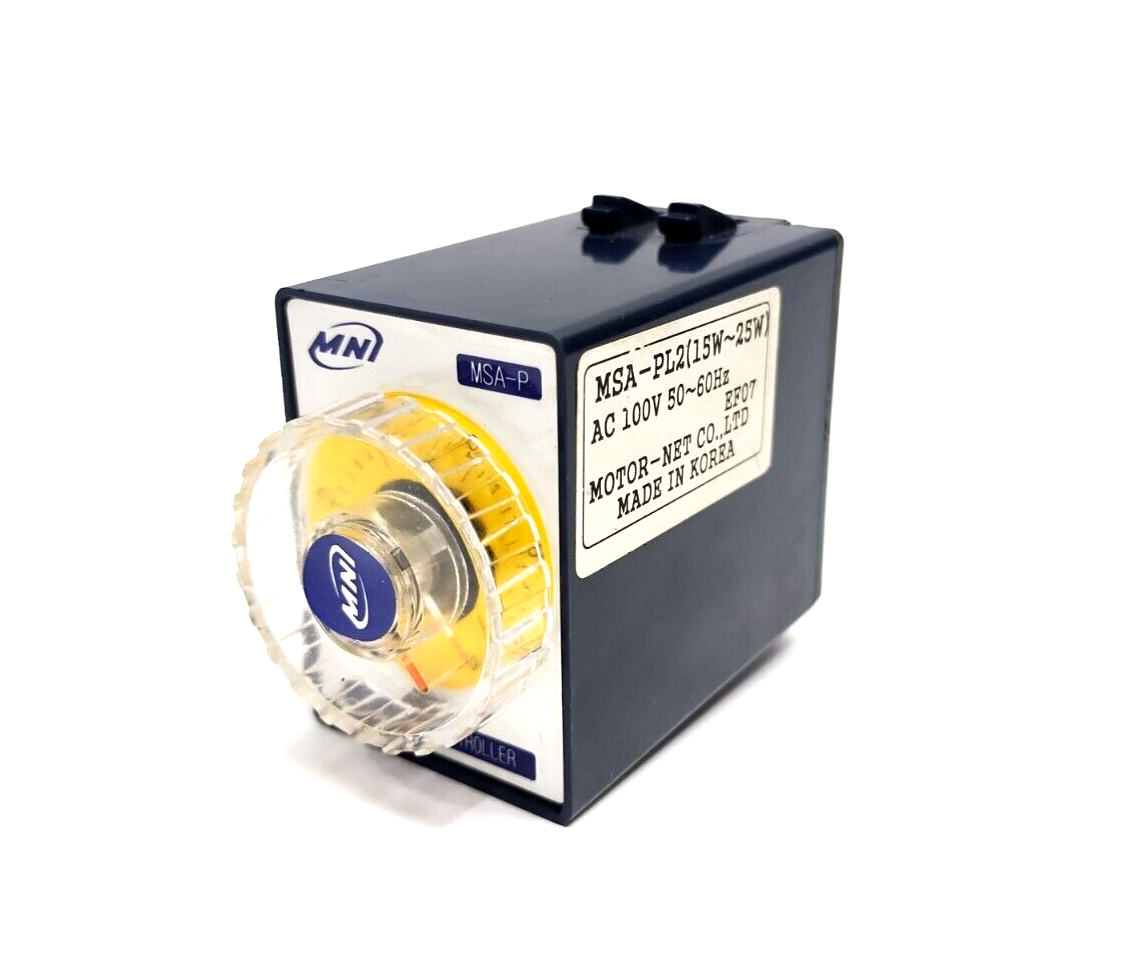 MNI MSA-PL2 8-Pin Plug In Speed Controller 15W-25W, AC 100V 0.20-1.17A - Maverick Industrial Sales