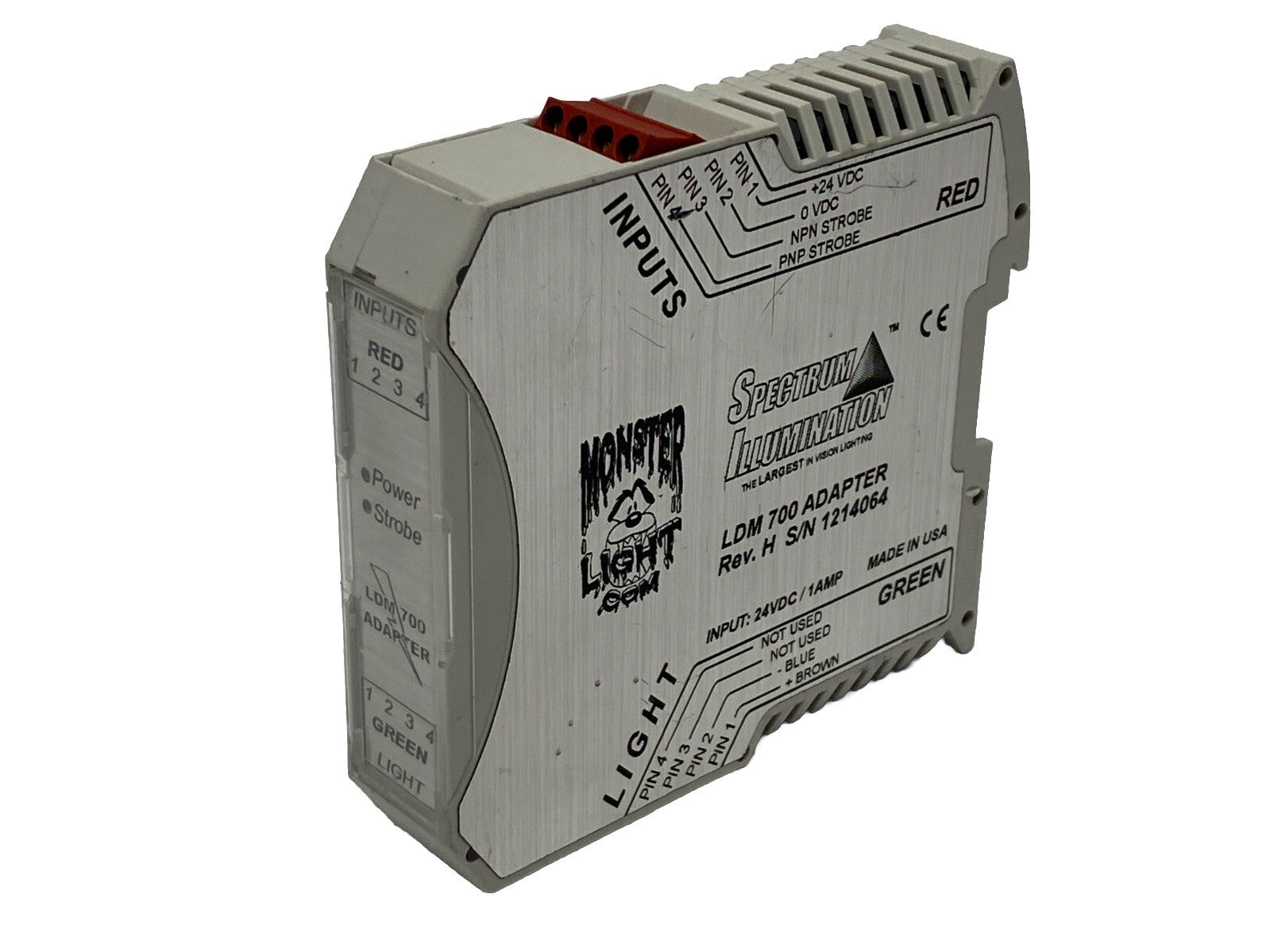 Spectrum Illumination LDM 700 Adapter Rev H 1A 24VDC - Maverick Industrial Sales