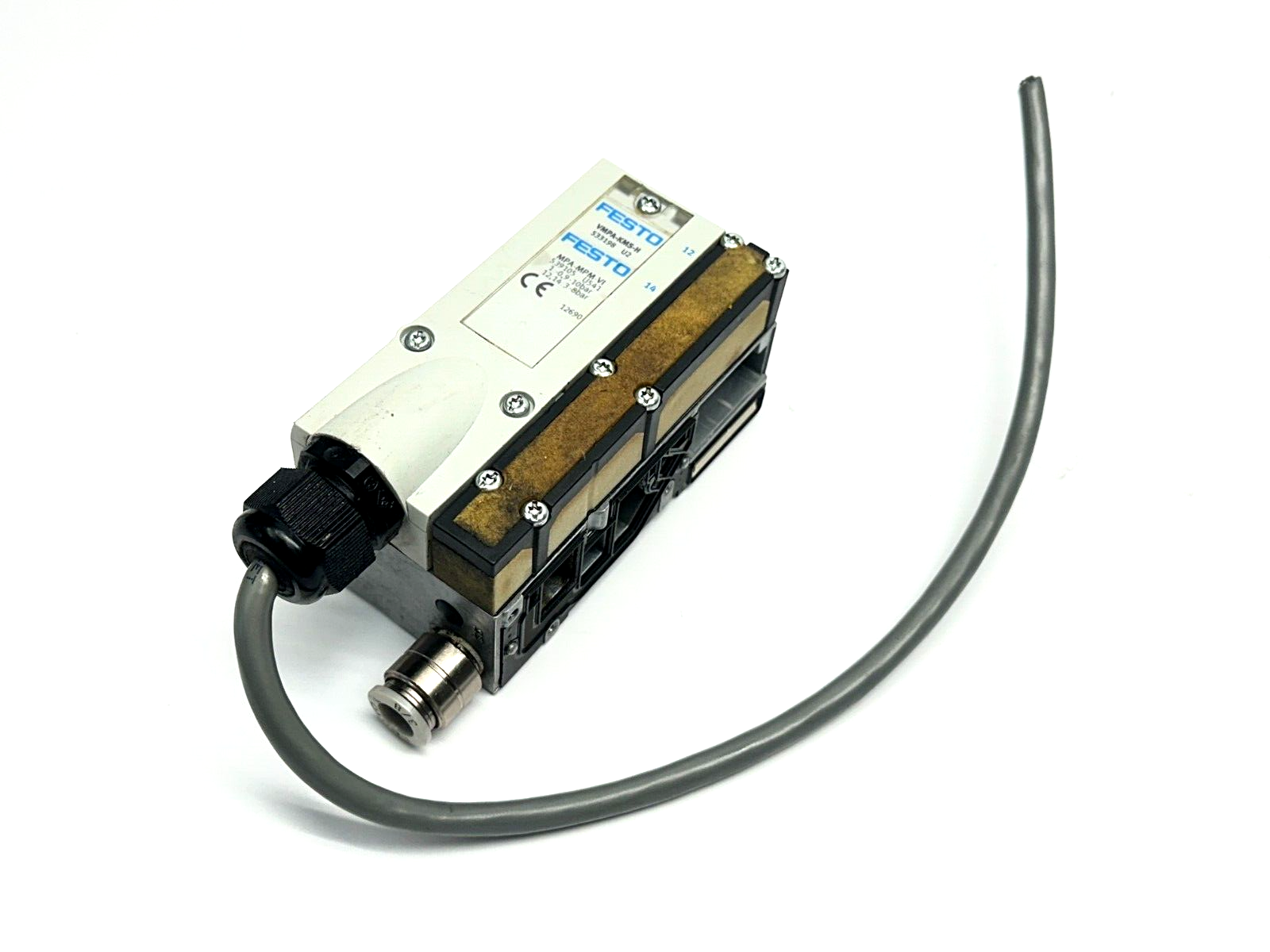 Festo VMPA-KMS-H Hood 533198 w/ VMPA1-MPM-EPL-GU Interface 540896 - Maverick Industrial Sales