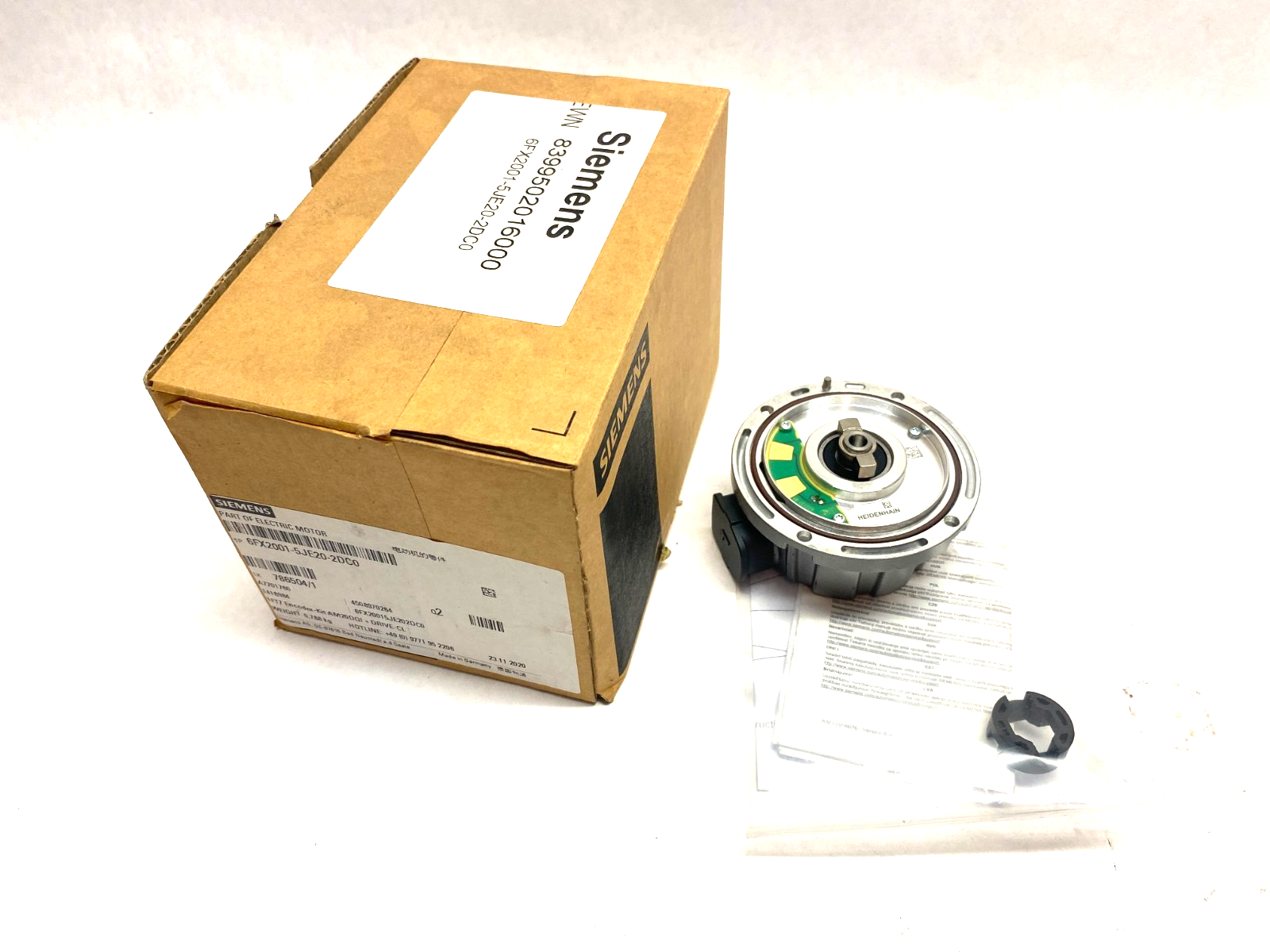 Siemens 6FX2001-5JE20-2DC0 Encoder, for Synchronous Motor 1FT/1FK - Maverick Industrial Sales