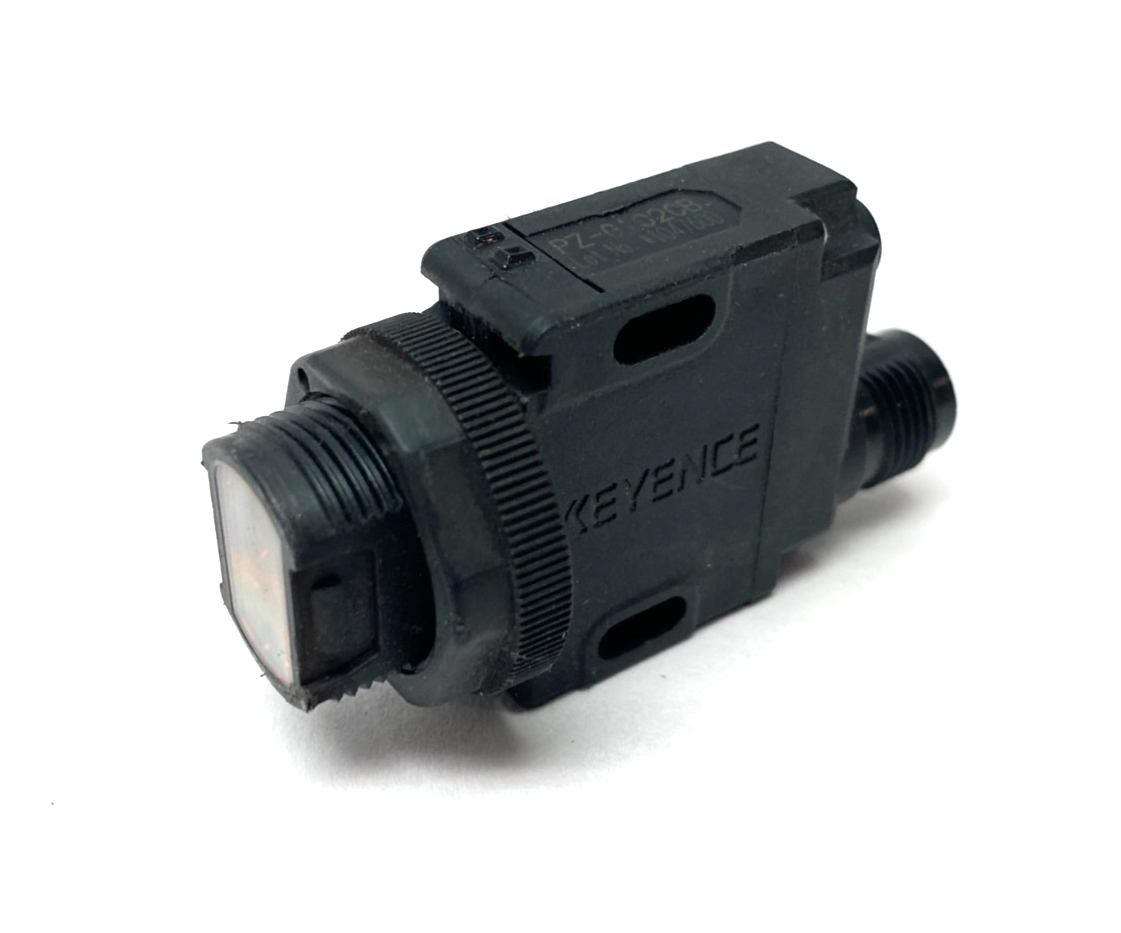 Keyence PZ-G102CB Reflective Photoelectric Sensor, Threaded Mount, M12 Connector - Maverick Industrial Sales