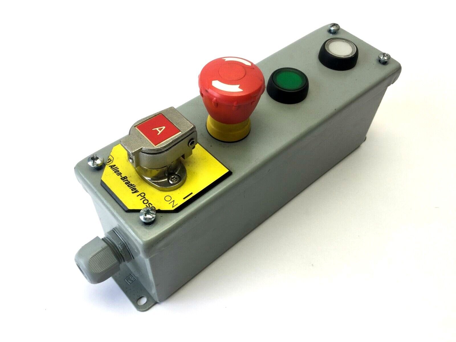 Hoffman E4PBGXM Panel Enclosure W/ M221-UK-1531, 800F-X101S, X10 - Used - Maverick Industrial Sales