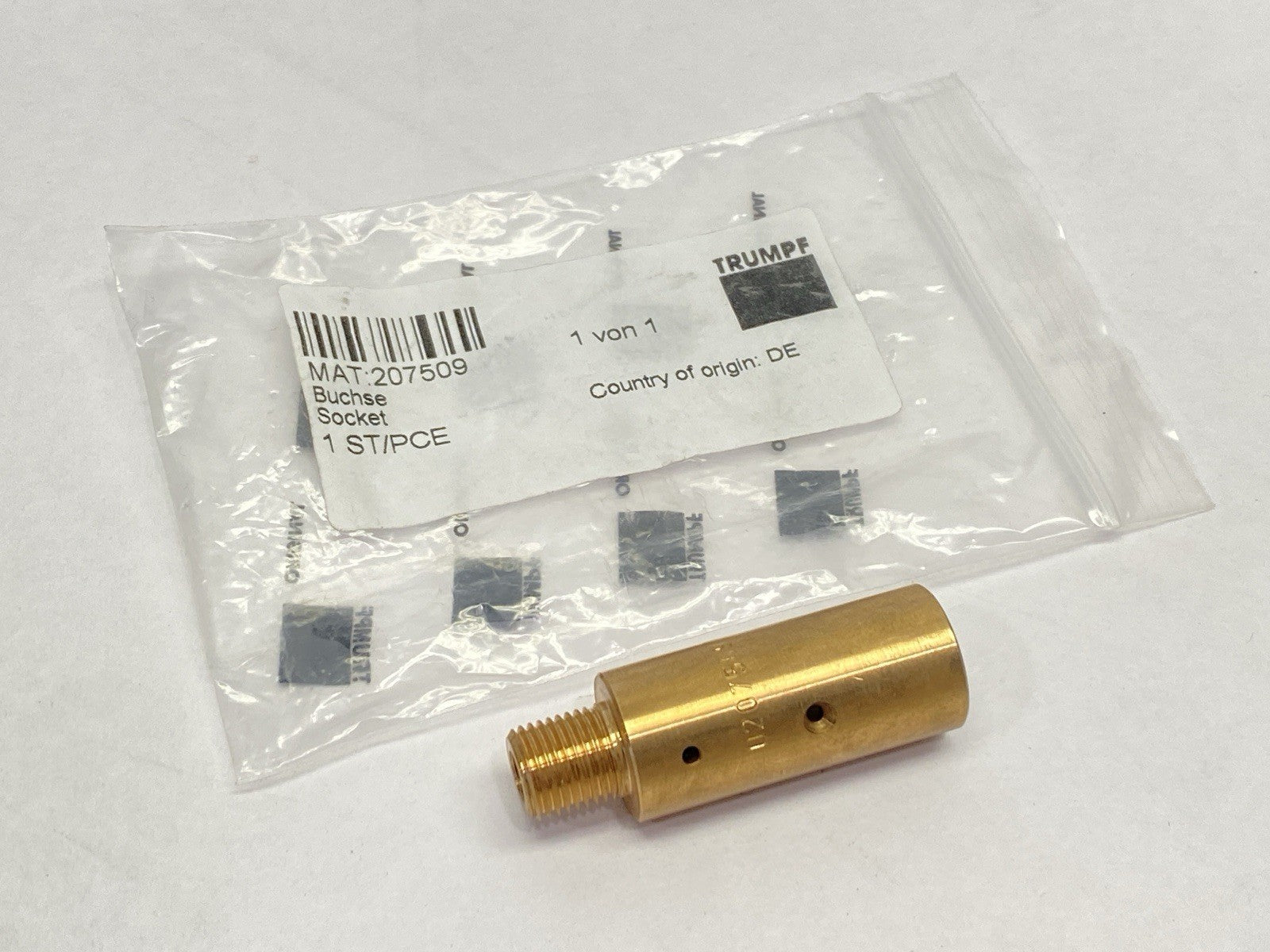 Trumpf 207509 Brass Bushing Body - New – Open box - Maverick Industrial Sales