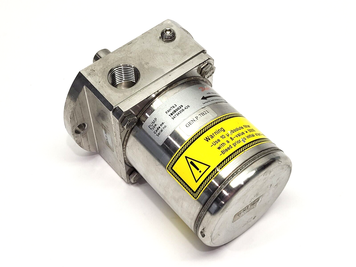PAHT6.3, 180B0029 | Danfoss PAHT6.3 Nessie Pump 180B0029 - For parts or not working - Maverick Industrial Sales