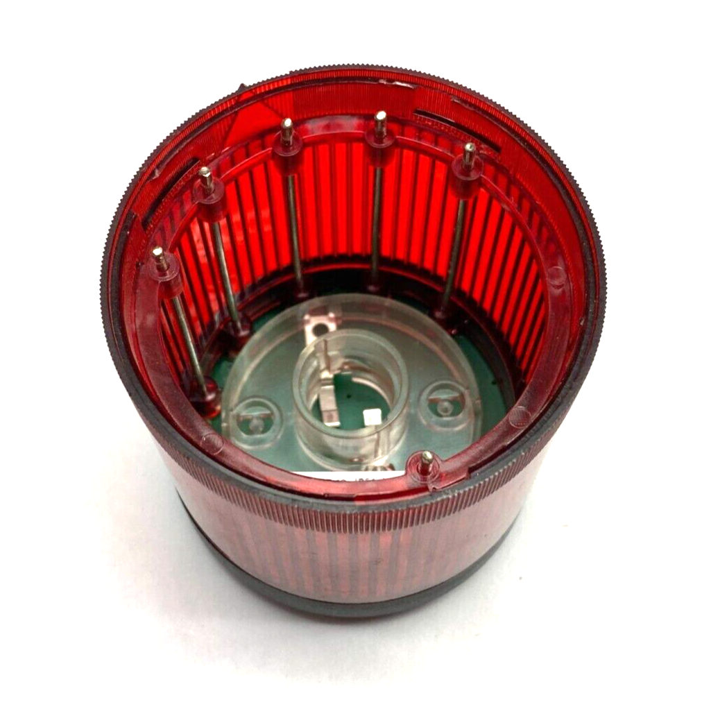 855T-B24DN4 | Allen Bradley Ser. A Steady Incandescent Stack Light Red 24V NO BULB - Used - Maverick Industrial Sales