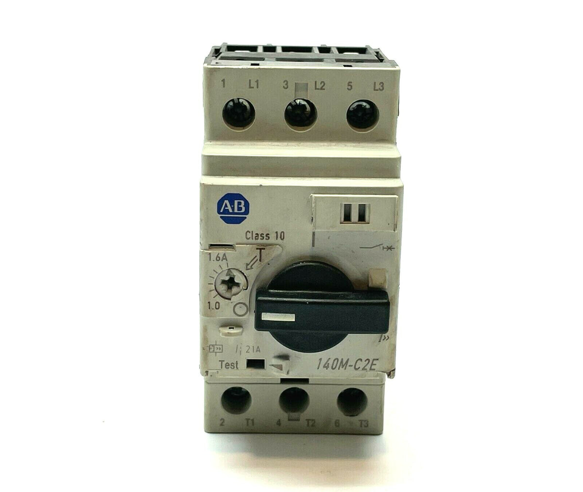140M-C2E-B16 | Allen Bradley Ser. C Breaker Motor Protection 1.6A 3P - Used - Maverick Industrial Sales