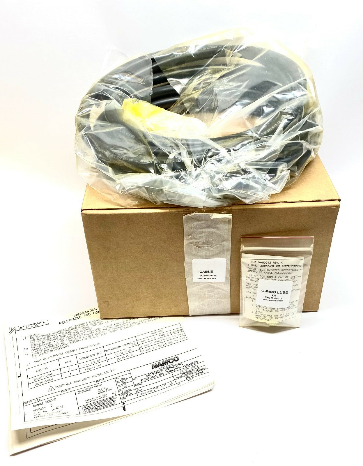 Namco EC210-29025 Plug-In Receptacle Cable Assembly - New – Open box - Maverick Industrial Sales