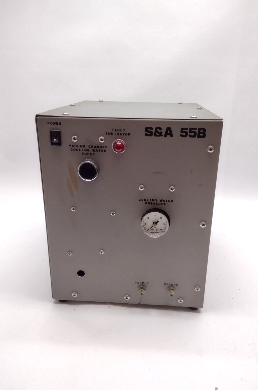 Saunders & Associates 55B Water Cooling Vacuum Chamber 220VAC - Maverick Industrial Sales