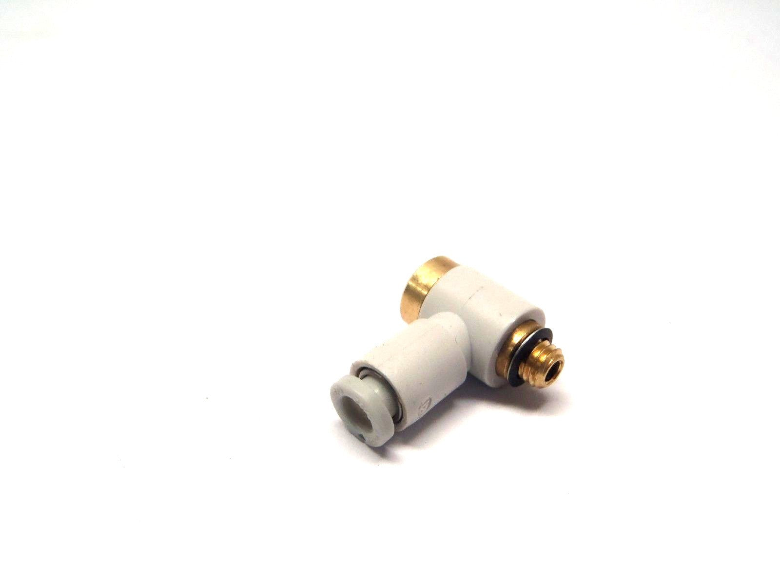 SMC KQ2VS04-M5A Pneumatic Tee Threaded-To-Tube Adapter M5 x 0.8 4mm LOT OF 7 - Maverick Industrial Sales