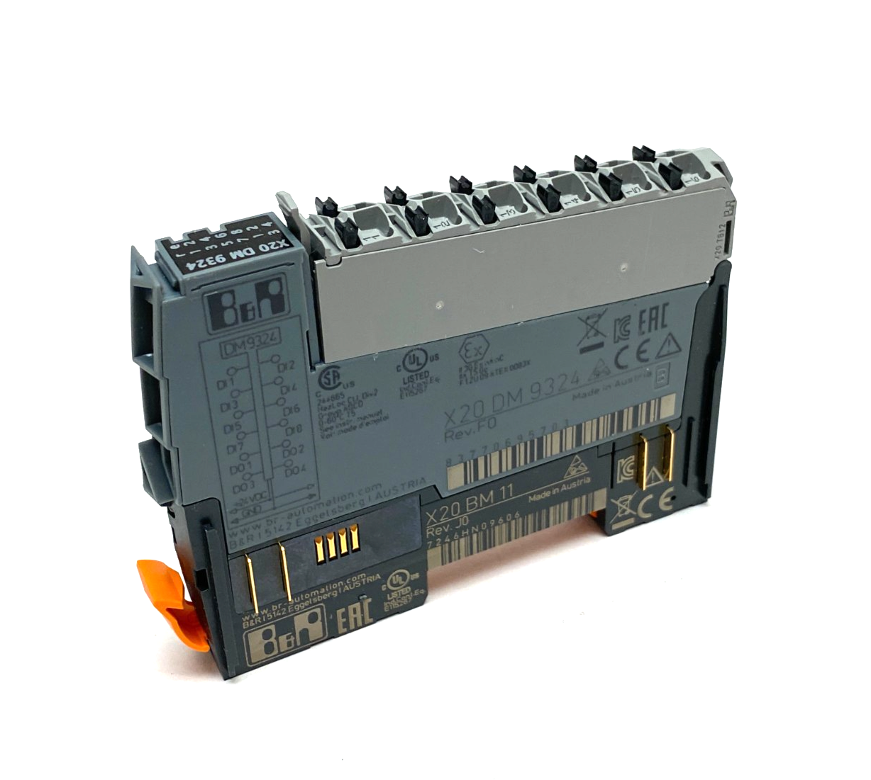 X20DM9324 | B&R Industrial Dig. Sink Input, Source Output Module 8-Input 4-Output - New – Open box - Maverick Industrial Sales