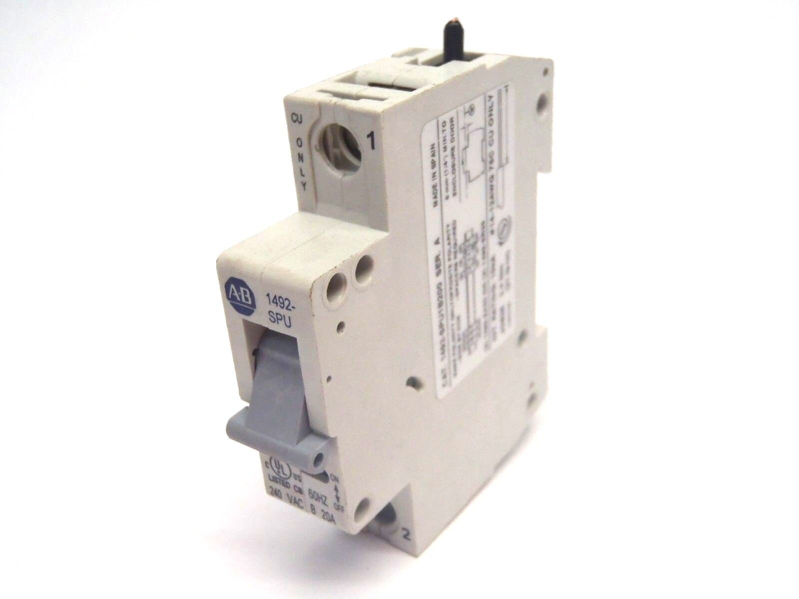 Allen Bradley 1492-SPU1B200 Series A 20A Circuit Breaker - Maverick Industrial Sales