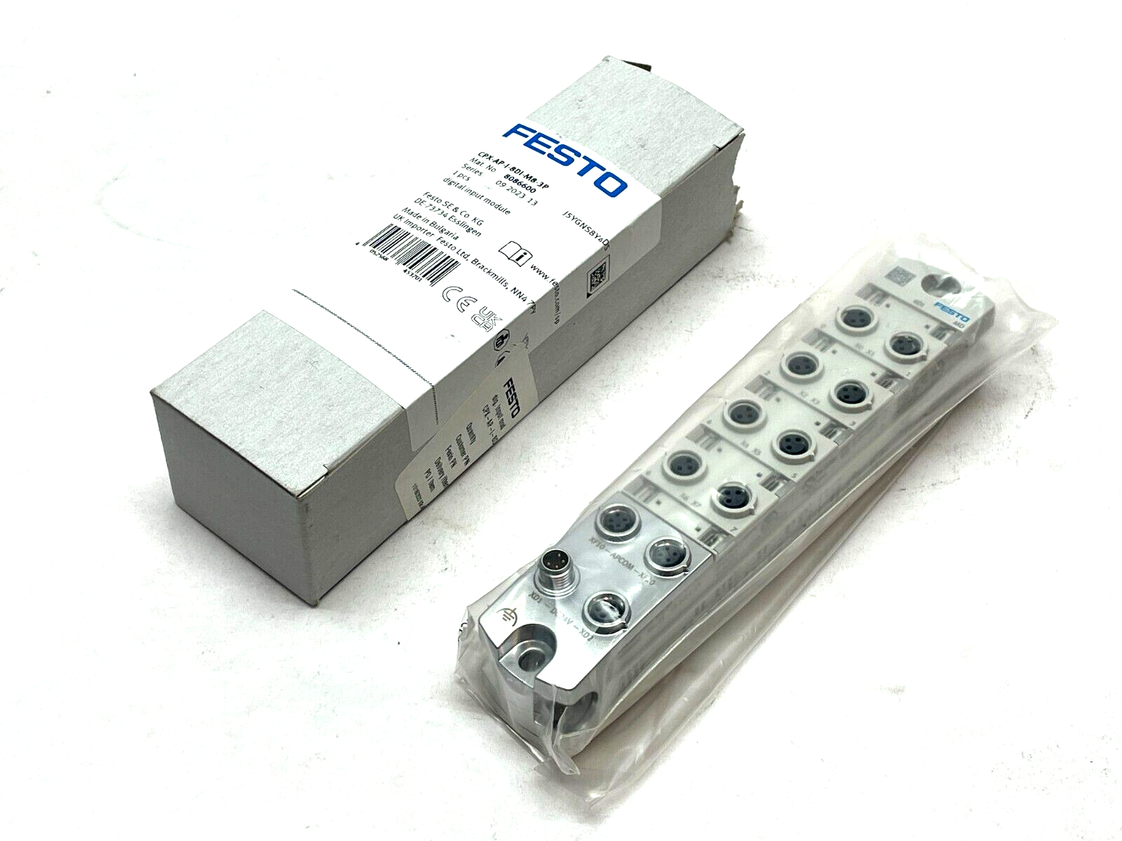 Festo CPX-AP-I-8DI-M8-3P Digital Input Module 8086600 - Maverick Industrial Sales