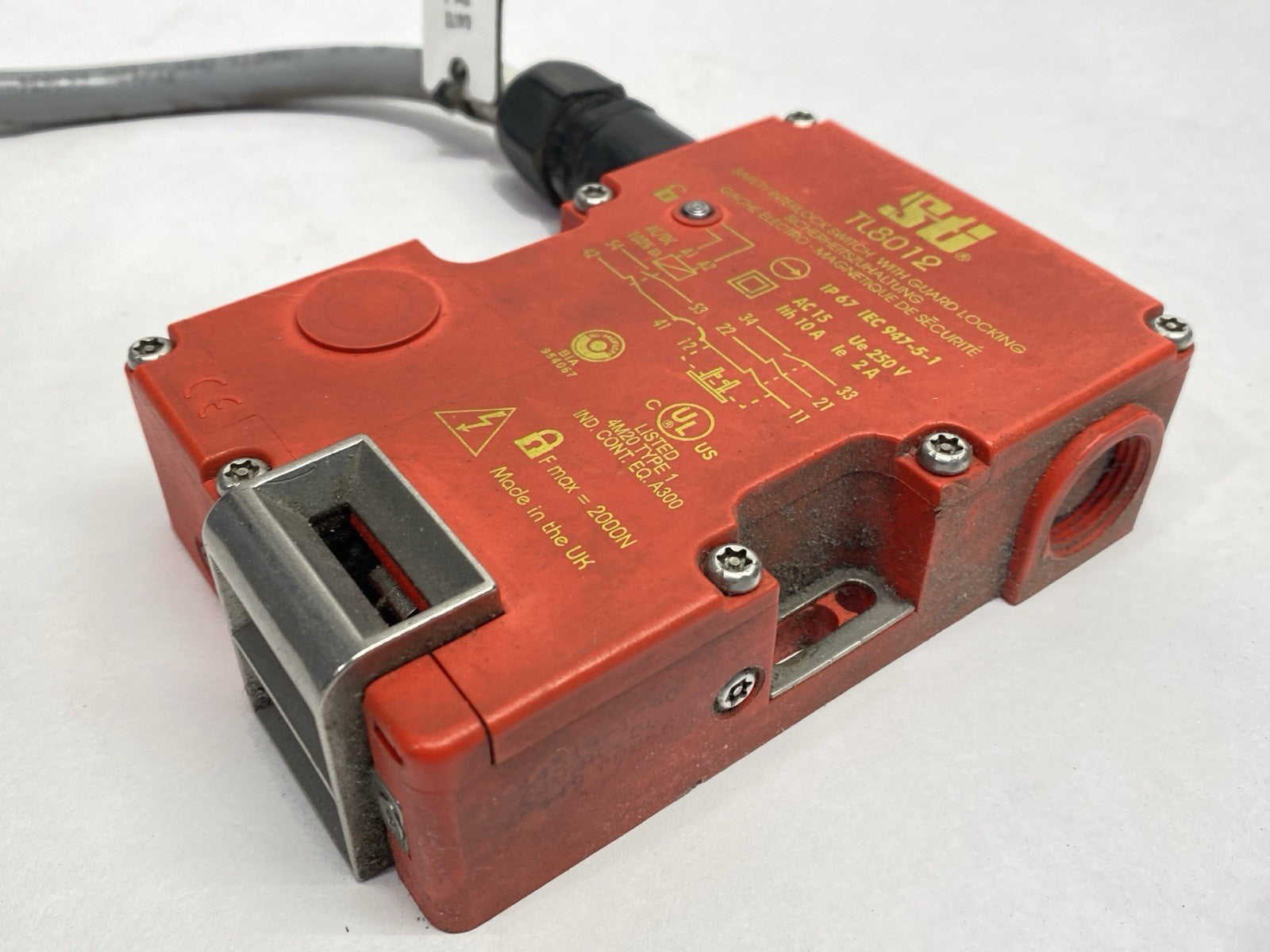 STI 44519-1090 TL8012 Safety Interlock Switch NO KEY - Maverick Industrial Sales