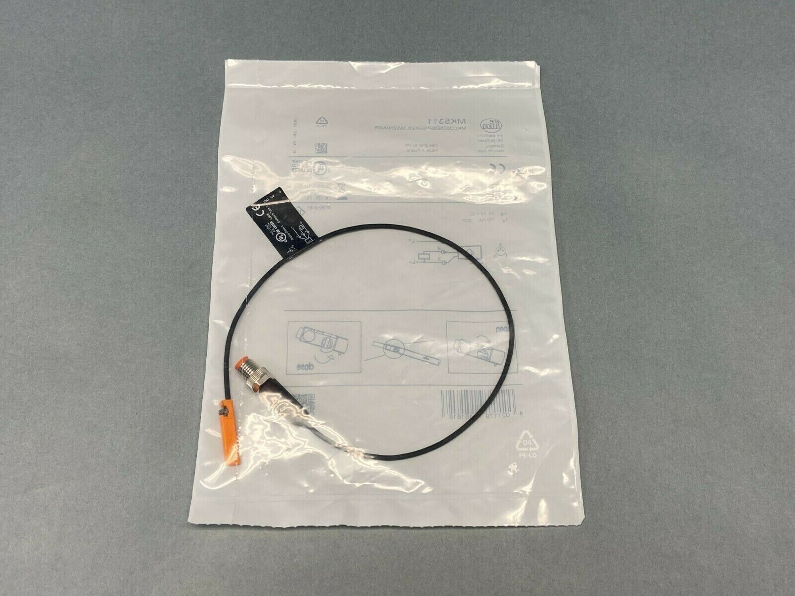 IFM MK5311 Cylinder Sensor w/ GMR Cell MKC3028BBPKG/G/0,3M/ZH/ASR - Maverick Industrial Sales