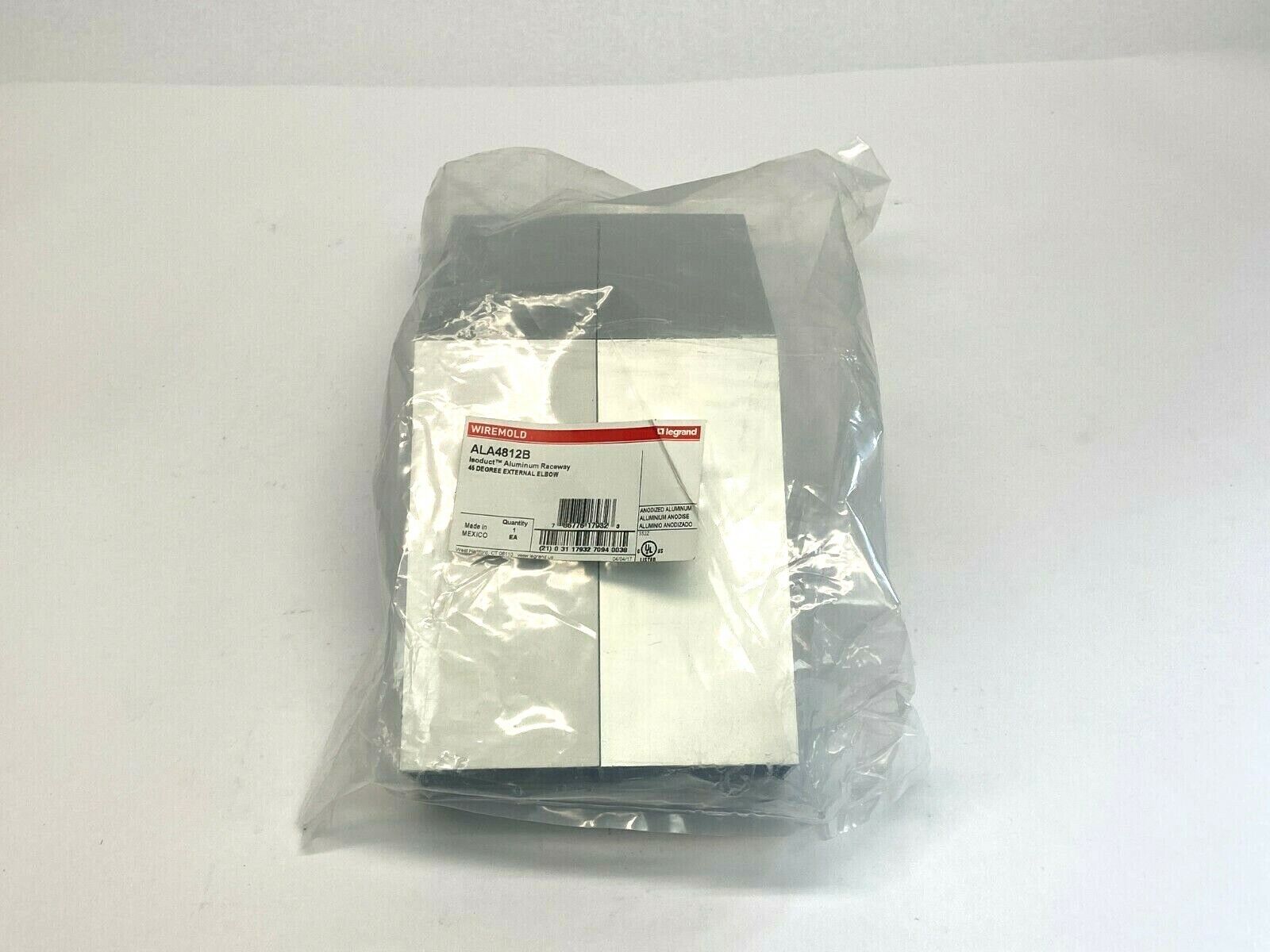 Wiremold ALA4812B Isoduct Aluminum Raceway 45 Degree External Elbow - Maverick Industrial Sales
