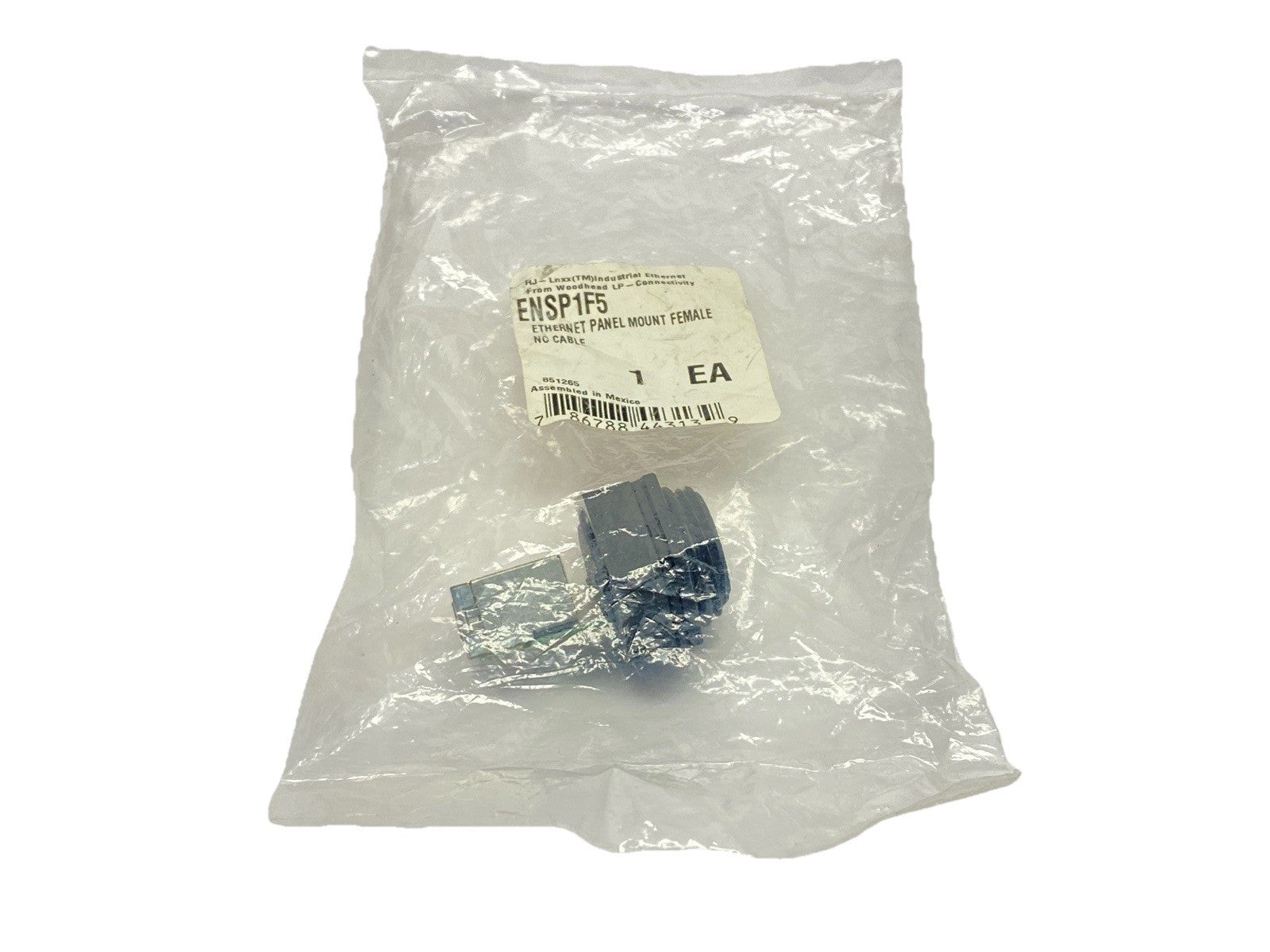 Molex ENSP1F5 Ethernet Panel Mount Connector CAT5E RJ45 - Maverick Industrial Sales