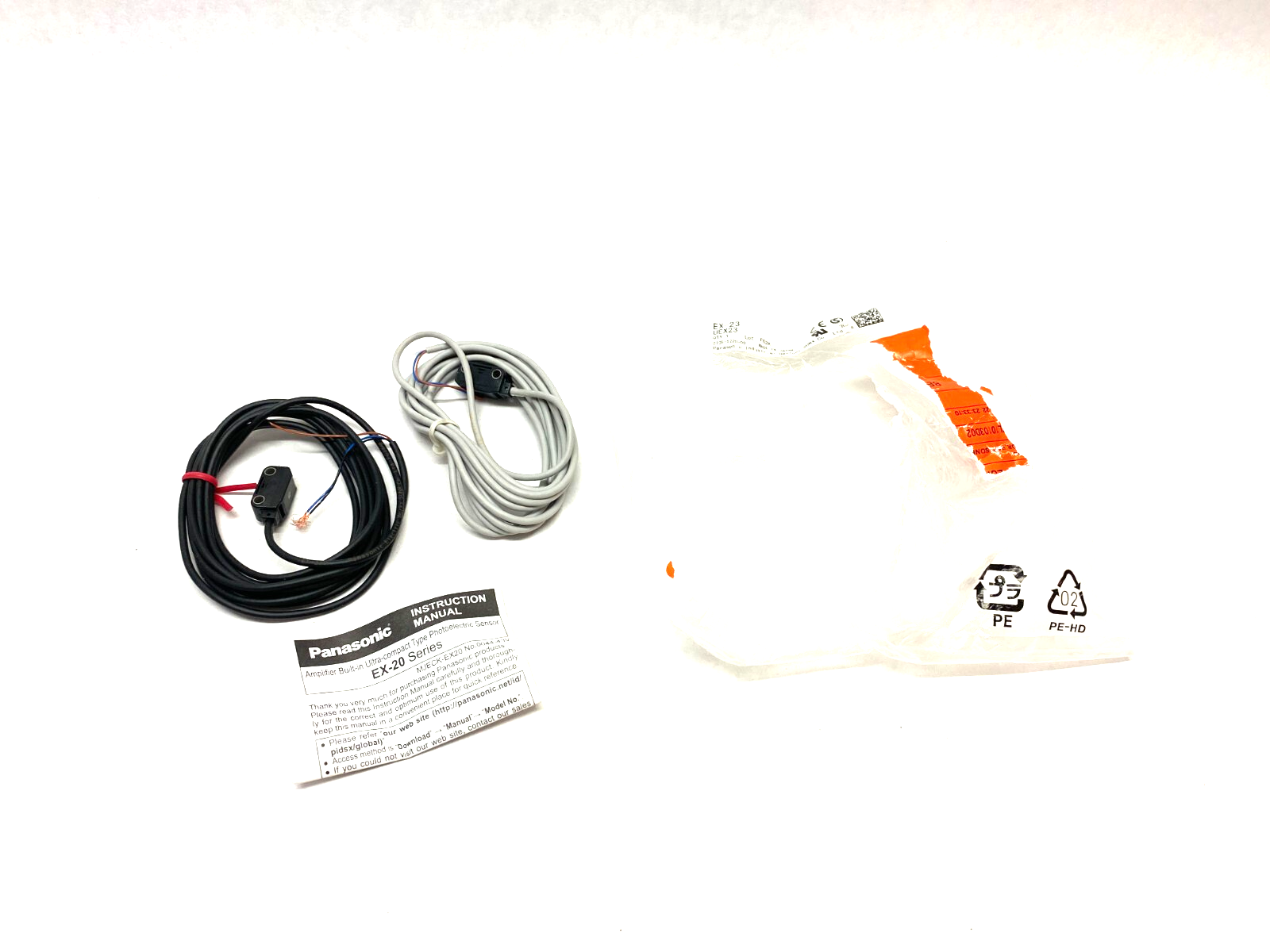Panasonic EX-23 Through-Beam Compact Block Photoelectric Sensor Set - Maverick Industrial Sales
